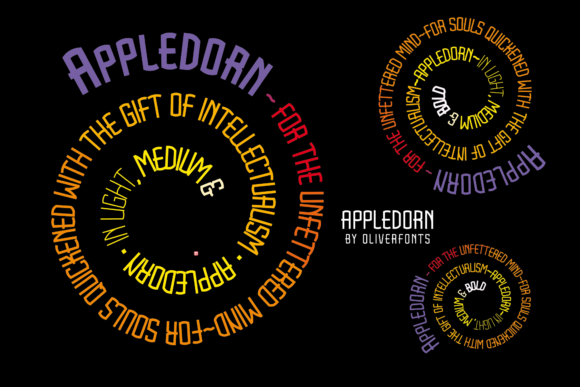 Appledorn: The Bold Sans Serif Font for Digital Impact