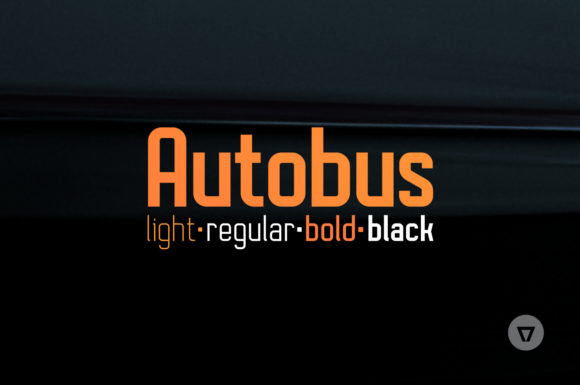 Autobus Typeface: Robotic Style for Modern Branding
