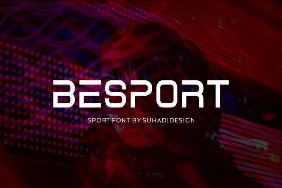 Besport Typeface for Modern Brand Identity