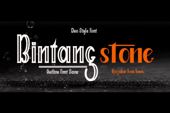 Bintang Stone Duo: A Sleek Typeface for Modern Brands
