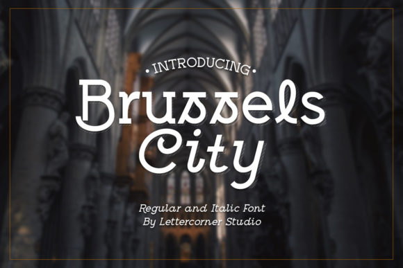 Brussels City Font: A Modern Slab Serif for Designers