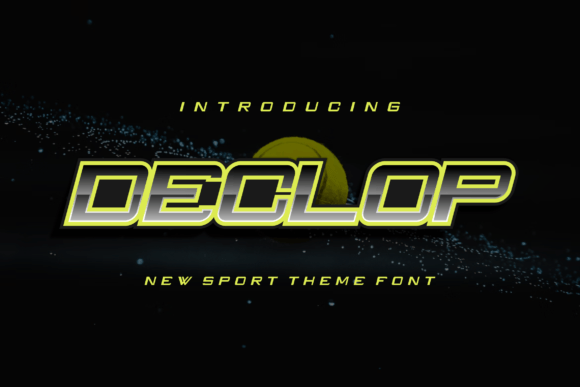 Declop Font: Bold Sans Serif for Crafters