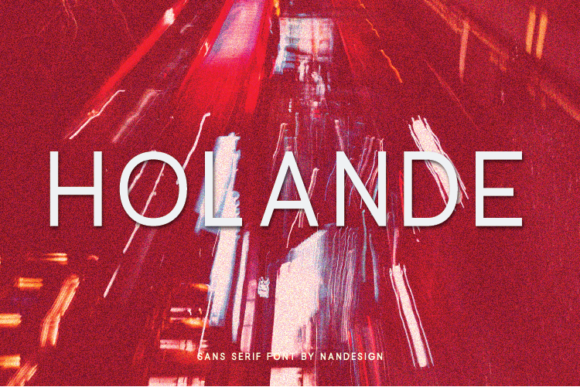 Holande Font: Clean Sans Serif for Makers