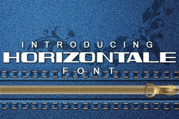 Horizontale Typeface for Modern Web Design