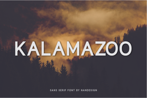 Kalamazoo Font: Clean Sans Serif for Crafters