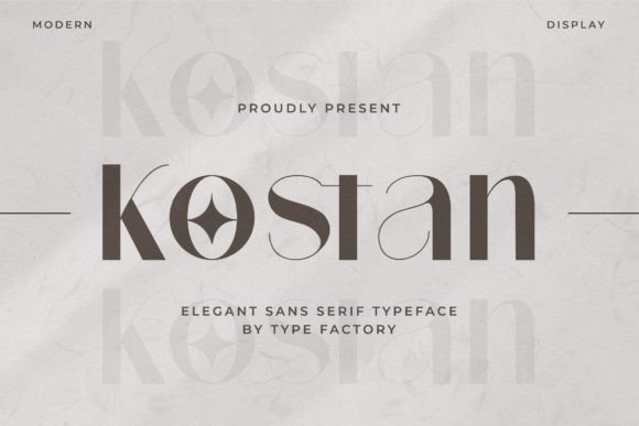 Kostan: The Elegant Sans Serif Font for Makers