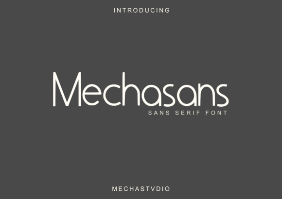 Mechasans: A Minimalist Typeface for Modern Editors