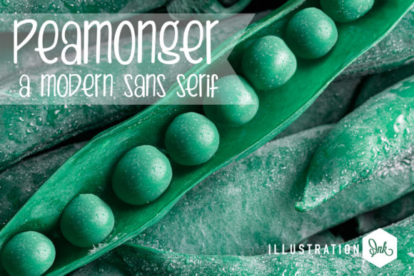 Peamonger Font: A Chic Typeface for Brands