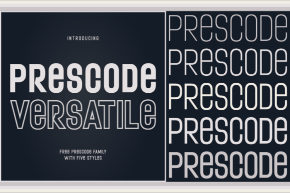 Prescode Versatile Typeface for Modern Branding