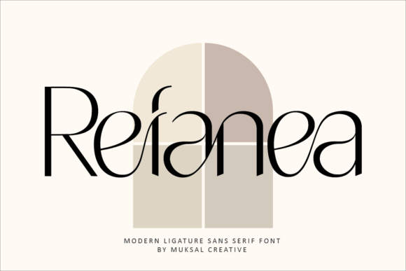 Refanea: An Elegant Thin Sans Serif Typeface