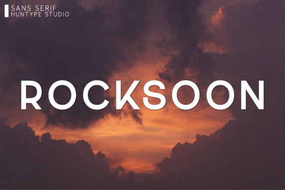 Rocksoon: A Bold Sans Serif Typeface for Web Design