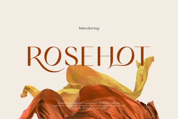 Rosehot: Elegant Sans Serif Font for Web Design