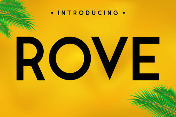 Rove: A Simple Sans Serif Font for Small Business Branding