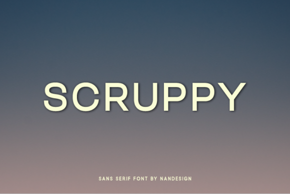 Scruppy: A Slim Sans Serif Font for Digital Clarity