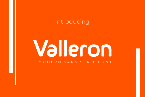 Valleron: A Modern Sans Serif Font for Elegant Editorial Design