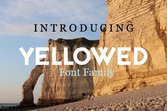 Yellowed: A Clean Sans Serif Font for Branding